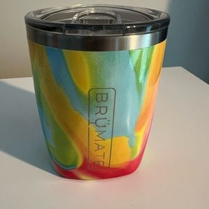 Brumate 12 oz Rocks Tumbler Tie Dye Like New, only used a few times